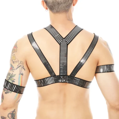 Sensual Hollow Out Harness Costume - Image 4