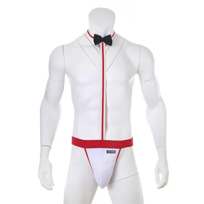 Sexy Bow Tie Waiter Bodysuit - Image 5