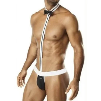 Sexy Bow Tie Waiter Bodysuit