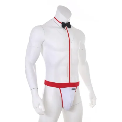 Sexy Bow Tie Waiter Bodysuit - Image 6