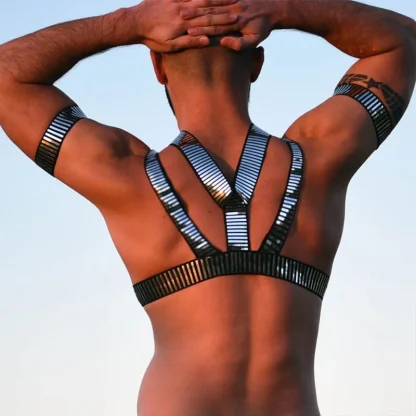Sensual Body Chest Belt Harness - Image 2