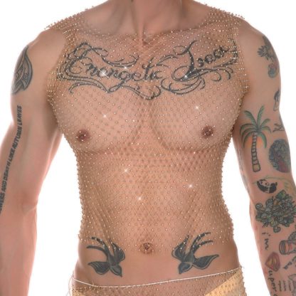 See-Through Hollow Mesh T-Shirt - Image 4