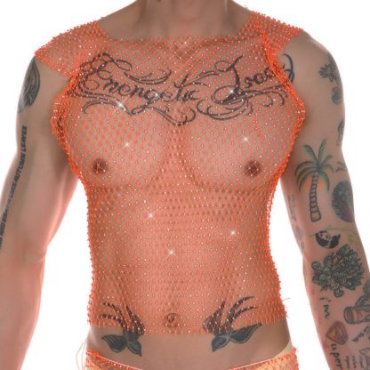 See-Through Hollow Mesh T-Shirt - Image 5