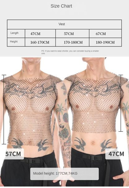 See-Through Hollow Mesh T-Shirt - Image 6