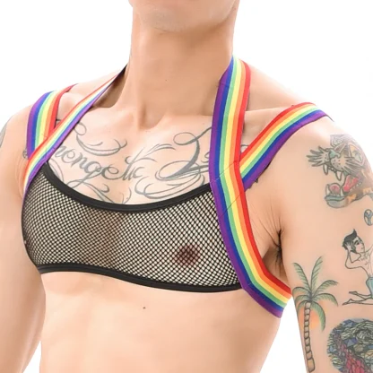 Shoulder Chest Erotic Mesh Lingerie - Image 3