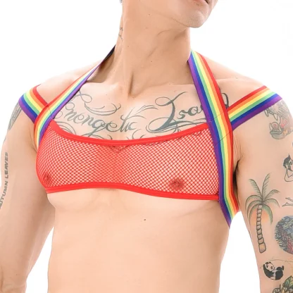 Shoulder Chest Erotic Mesh Lingerie - Image 4