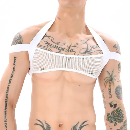 Shoulder Chest Erotic Mesh Lingerie - Image 6