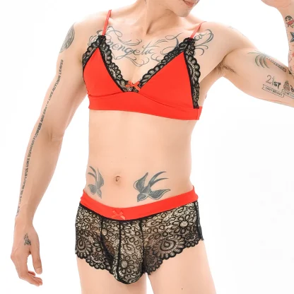Bow Sheer Underwear Set