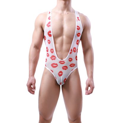 T-Back Jumpsuit in Transparent Lingerie - Image 5