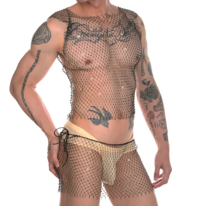 Mesh Temptation Tank and Boxers Set - Image 2