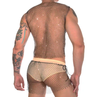 Mesh Temptation Tank and Boxers Set - Image 3