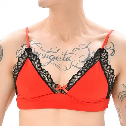 Spaghetti Straps Lingerie Bra - Image 5