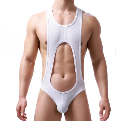 Open Front Sexy Bodysuit - Image 3