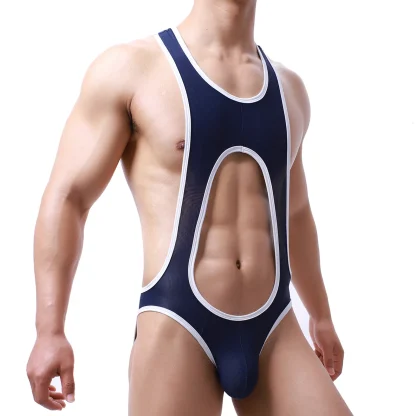 Open Front Sexy Bodysuit