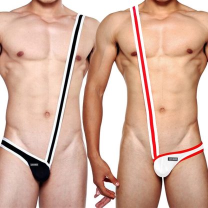 Erotic One-Shoulder Strap G-String Costume