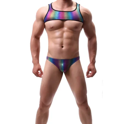 Seductive Crop Top Thong Underwear - Image 3
