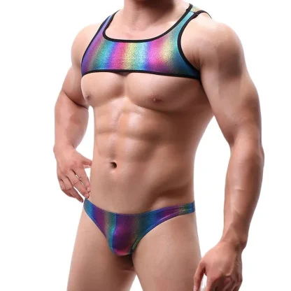 Seductive Crop Top Thong Underwear