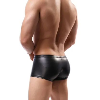Comfortable Faux Leather Boxershorts - Image 2
