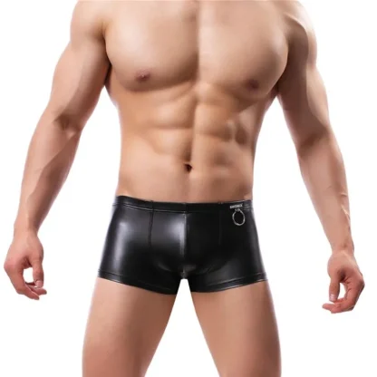 Comfortable Faux Leather Boxershorts