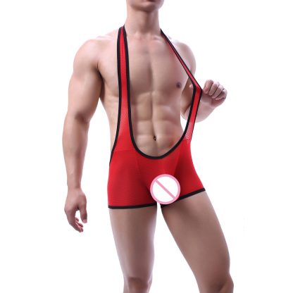 Sexy Jockstrap Boxer Leotard - Image 5