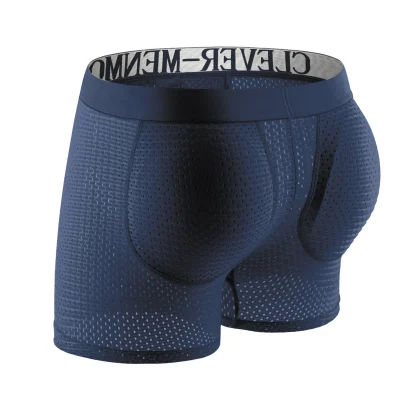 Mesh Push Up Pad Boxer Briefs