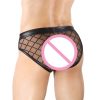 Sensual Mesh Underwear with Functional Pouch - Image 5