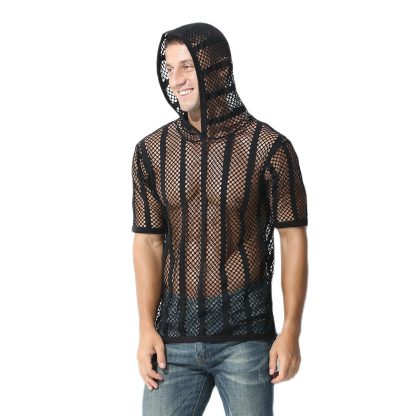 Sexy See-Through Fishnet Sweatshirt - Image 5