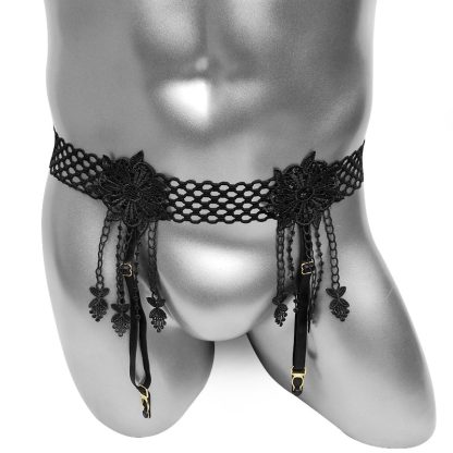 Seductive Floral Suspenders - Image 4