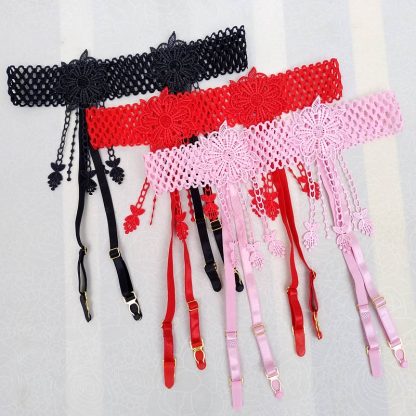 Seductive Floral Suspenders - Image 5