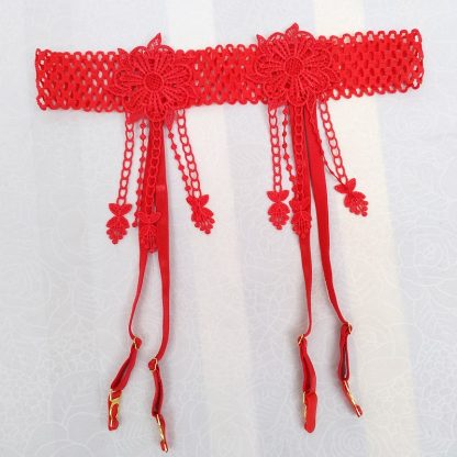 Seductive Floral Suspenders - Image 6