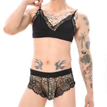 Sensual See-Through Mesh Lingerie