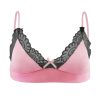 Pink Black Bra
