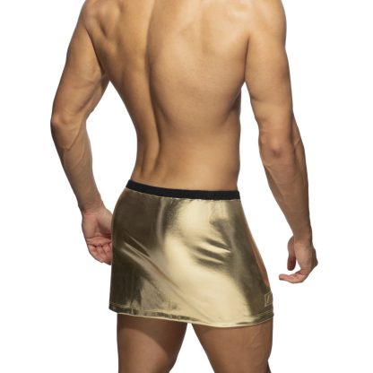 Metallic Side Split Skirt - Image 3