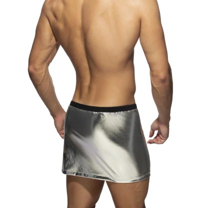 Metallic Side Split Skirt - Image 5