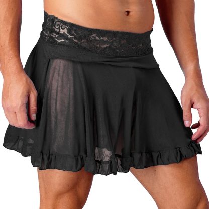 See-Through Lace Skirt - Image 2