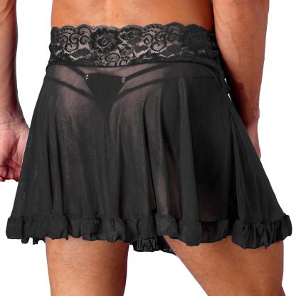 See-Through Lace Skirt - Image 3