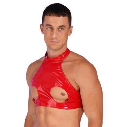 Glossy Open Cup Bra - Image 7