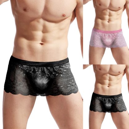Sensual Elastic Boxer Brief with U-Convex Pouch - Image 7