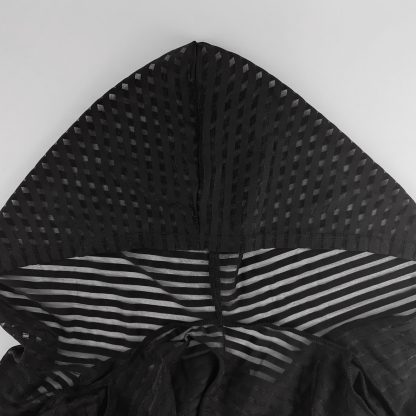 Sheer Mesh Hooded Bathrobe - Image 7