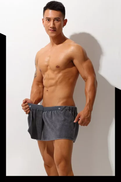 Provocative Short Towel Pajama Pants - Image 4