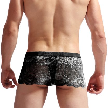 Sensual Elastic Boxer Brief with U-Convex Pouch - Image 2