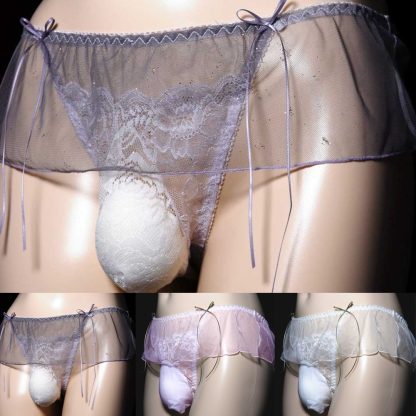 Sensual Skirt with Transparent Lace - Image 5