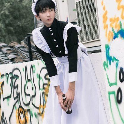 Vintage Elegance Maid Outfit - Image 5